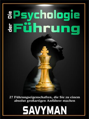 cover image of Die Psychologie der Führung
